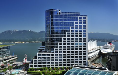 Exterior photo of The Fairmont Waterfront in Vancouver, BC, Canada