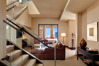 Photo of penthouse suite at Hotel Ivy in Minneapolis, Minnesota