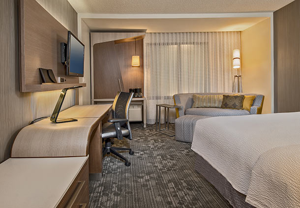 Photo of guest room at Courtyard by Marriott in Lubbock, Texas