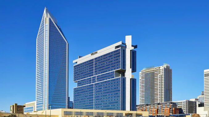 Skyline view of The Westin Charlotte
